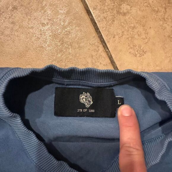 Darc-sport Men's Blue and Navy T-shirt - Picture 2 of 4